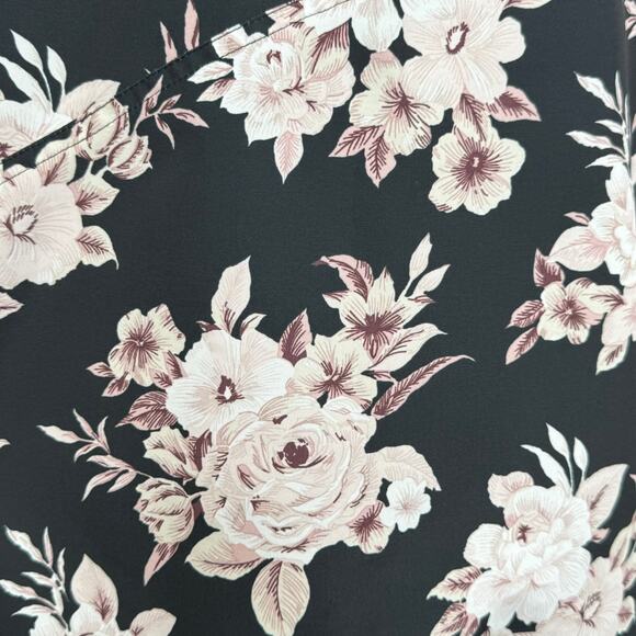 Volcom Floral Windbreaker Jacket Black Lightweight Ski Snowboard Outdoors Size S - Picture 9 of 15